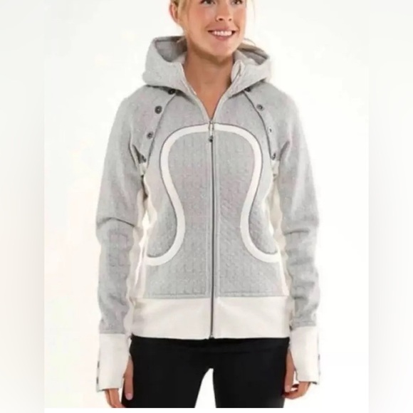 *RARE* Special Edition Convertible Scuba Hoodie Ghost Herringbone - Picture 2 of 15